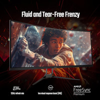 Acer 86.36 cm (34 inch) Curved UWQHD LED Backlit VA Panel Gaming Monitor (ED343CUR UWQHD 120Hz)(AMD Free Sync, Response Time: 1 ms, 120 Hz Refresh Rate)