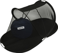 WARFANI HEAVY Quality Soft Comfortable BIG ZIPPER AND OVERLOCKED L 215 W 102 H 90 CM Polyester Washable Adults Mosquito Net(Black, Bed Box)