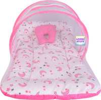 adore stuff Cotton Baby Bed Sized Bedding Set(Pink, 1)