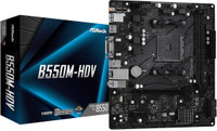 ASRock B550M HDV AM4Socket Micro-ATX AMD B550 Chipset DDR4 Motherboard for Desktop