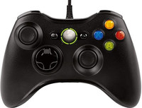 GAMESGURU Xbox 360 Wired Controller Gamepad For PC and Microsoft Xbox 360  Motion Controller(Black, For Xbox)