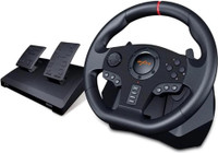 PXN V900 GEN2 Gaming Car Racing Steering Wheel 270/900 Racing Simulator wit  Motion Controller(Black, For PS3, PS4, Xbox One, PC)