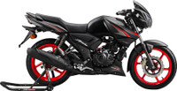 TVS Apache RTR 160 (Disc BT Racing Edition) Booking for Ex-Showroom Price(Matte Black)