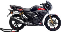 TVS Apache RTR 180 (RM Disc BT) Booking for Ex-Showroom Price(Gloss Black)