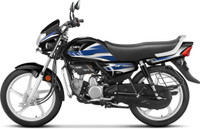 Hero HF Deluxe Non i3S with Kick Start (OBD2B) Booking for Ex-Showroom Price(Black Nexus Blue)