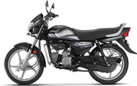 Hero HF Deluxe Non i3S-Kick Booking for Ex-Showroom Price(Black Grey)