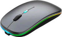 Flipkart SmartBuy TC-M500 Ergonomic Optical Mouse(2.4GHz Wireless, Bluetooth, Gray)