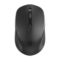 HP S1000 Ambidextrous Optical Mouse Silent / Lightweight, upto 1600 DPI(2.4GHz Wireless, Black)