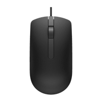 DELL MS116 Wired Ambidextrous Optical Mouse PC/Mac Compatibility(USB 2.0, Black)