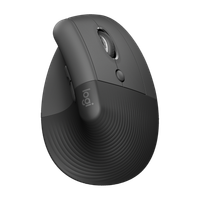 Logitech LIFT / Vertical Ergonomic, Multi-Device (Upto 3 Device) Ambidextrous Optical Mouse(2.4GHz Wireless, Bluetooth, Graphite)