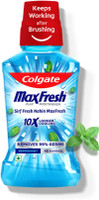 Colgate Plax Pepper Mint Mouthwash, 0% Alcohol, Antibacterial Mouth Wash for Bad Breath - Peppermint Fresh(500 ml)