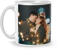 FAZAKA Name Coffee Cup Add Photo, Logo Ceramic Coffee Mug(330 ml)
