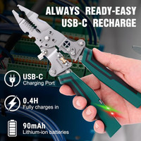 GARIHC ENTERPRISE Folding Heavy Duty 14 in 1 Electrical Repair Hand Tool with LED Light Multi Utility Plier(14 Tools, Multicolor)