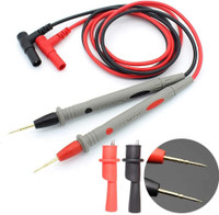BALRAMA Multimeter Test Leads Kit Plunger Test Wire, Silicone Material Resistant to high Digital Multimeter(8000 Counts)