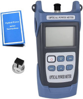 Techtest Ftth Fiber Optical Cable Tester Hand Held Fiber Optical Power Meter-50dbm~+26dbm Digital Multimeter(Blue, Grey 2000 Counts)