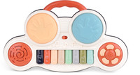 J K INTERNATIONAL Drum Piano Musical Toy For Kids & Multi Function Learning Toy With Light & Sound(Multicolor)
