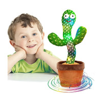 SHRIBALAJITOYS Smart Dancing Talking Cactus with LED Lights & Recording Function toy for kids(Multicolor)