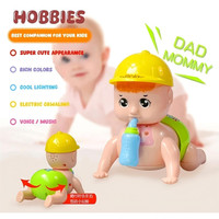 Zenex store Talking Runing Baby Toy Crawling Baby Toy With Lighting Music For New Born Baby(Multicolor)
