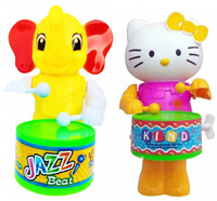 M S.Toys Key Operated Cute Drummer Toy with Children BABY-Y-MONKE Muiacal Toys Rattle(Multicolor)