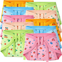 DON CARE New Born Baby Hosiery Cotton Single Layer Nappies Pack Of 10(0-6 Months)