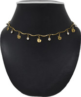 city sign unique colored appealing designer necklace chain for women & girls Brass Necklace