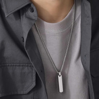 Fashion Frill Silver Plated Stainless Steel Chain