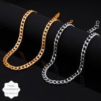 brado jewellery Combo Of 21 Gram Gold plated Chain For Boys and Man Gold-plated, Silver Plated Alloy, Stainless Steel Chain