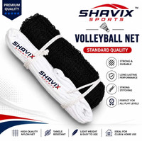shavix Standard Volleyball Net Volleyball Net(Black)