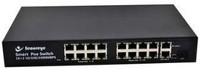 SECUREYE S-16FE-2UG-1UF-250W Network Switch(Black)