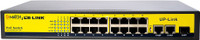 Match LB-Link BL-SF162E1F, 16 Port PoE Switch Network Switch(Grey)