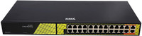 kathiriyas RMX 24-AI Port Ethernet PoE++ Switch Support with AF 2-Port Network Uplink Port Network Switch(Black)