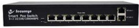 SECUREYE S-8FE-2UG-LD-AI-VLAN Network Switch(Black)