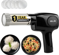 iBELL Neo Noodle 500 Electric Idiyappam & Noodle Maker with 6 Molds, 50W, Cordless, Spaghetti and Pasta Maker