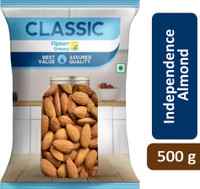 Classic Independence Almonds by Flipkart Grocery(1 x 500 g)