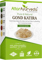 Attar Ayurveda Gond Katira Pure (Edible ) | Tragacanth | Keep body cool | Dried Gum(1 x 200 g)