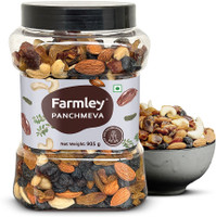 Farmley Mix Dry Fruit - Panchmeva -Almond,Cashew,Dates,Black Raisin,Green(1 x 905 g)