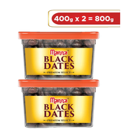 Manna Black Dry Dates(2 x 400 g)