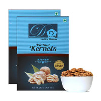 Dry.Mart Kashmiri 500 GM Premium Fresh Walnut Kernels/Walnuts without Shell/Akhrot Giri, Healthy & Delightful, Used for Snacking, Ingredient for Recipes, Cuisines & Desserts, Vaccum Pack (250 GM*2) Walnuts(2 x 250 g)