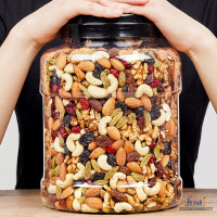 Navdurga Enterprises Mix Dry Fruit | Panchmeva | 1 KG | Almonds, Apricots, Cashews, Raisins, Assorted Fruits & Nuts(1 x 1 kg)