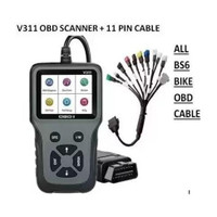 Xsentuals V311 II Scanner + 11 Connector Obd Cable for All BS6 Bikes OBD Reader