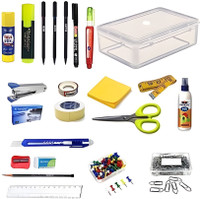 JMBW INTERNATIONAL All in One 20 Items Stationery Combo for Office, Home and School use  Office Set(Multicolor)