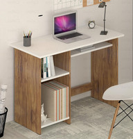 Callas Engineered Wood Study Table(Free Standing, Finish Color - Walnut, DIY(Do-It-Yourself))