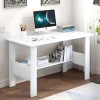 WUDYHOME Engineered Wood Multipurpose Table(Free Standing, Finish Color - White, DIY(Do-It-Yourself))