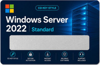 Gamework Windows Server 2022 Standard Redeem Code Key – Server 2022 License Standard Key Card Physical delivery Edition x32 x64 Operating System License