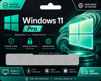 Gamework Windows 11 Pro Professional License Key – Physical Delivery Professional Physical Key Card Edition x32 x64 Operating System License