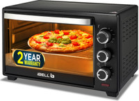 iBELL 19-Litre Oven Toaster Grill (OTG)(EO19LG Premium 1500 Watt Electric Oven Toast Grill, Multi Heat Modes, Auto Off,, Black)