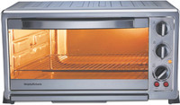 Morphy Richards 60-Litre with Motorised Rotisserie Oven Toaster Grill OTG 60 RCSS, Silver