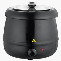 KHUSHI UDYOG 35-Litre Oven Toaster Grill (OTG)(Electric Soup Warmer Stainless Steel Inner Pot Adjustable Temp 80°C Black, Blue)