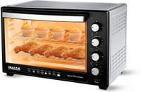 Inalsa 46-Litre Oven Toaster Grill (OTG)(MasterChef 46SSRC OTG with Motorised Rotisserie and Convection, 2000W, 4 Stage Heat Selection, Stainless-Steel Finish| Suitable for Big Families, Silver)