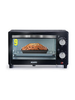 AGARO 9-Litre Oven Toaster Grill OTG Marvel-33266, Bake, Toast, Roast, Grill, Adjustable Temp. & Timer, Ready Bell, Black